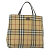 Secondhand Burberry Nova Check Tote canvas check pattern