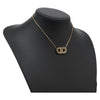 Secondhand Christian Dior CD Pendant Necklace Gold-plated