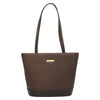 Secondhand Burberry Handle Tote Brown Leather Accessories