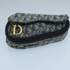 Secondhand Christian Dior Vintage Saddle Coin Purse Diorissimo
