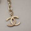 Secondhand Chanel CC Logo Chain Pendant Necklace Imitation Pearl Imitation pearl with Gold-Plated and Beads