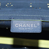 Chanel Logo Eyelets Flap Bag Perforated Calfskin