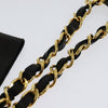 Chanel Classic Card Holder on Chain Wristlet Leather