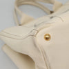 Secondhand Prada Canapa Tote White Canvas Bags