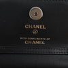 Secondhand Chanel Flap Card Holder on Chain Quilted Printed