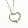Secondhand Tiffany & Co. Elsa Peretti Open Heart Pendant Necklace Sterling
