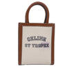 Celine Vertical Cabas Tote Canvas with Leather