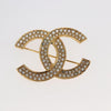 Secondhand Chanel CC Coco Brooch Metal and