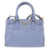 Salvatore Ferragamo Gancini Tote Leather