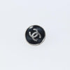 Secondhand Chanel CC Round Clip-On Earrings Enamel with