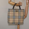 Secondhand Burberry Nova Check Tote canvas check pattern