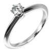 Secondhand Tiffany & Co. Tiffany Setting Solitaire Ring Platinum with RBC Diamond I/VS1