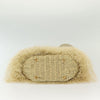 Secondhand Prada Fringe Wicker Tote Woven Straw