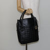 Secondhand Chanel Vintage Button Tote Quilted Caviar