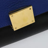 Secondhand Celine Trapeze Bag Blue Leather Bags