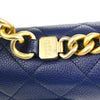 Secondhand Chanel Chic Affinity Top Handle Bag Stitched Caviar