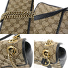 Secondhand Gucci GG Marmont Flap Bag Diagonal Quilted GG Canvas with