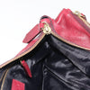 Secondhand Burberry Shoulder Bag Red Leather Bags