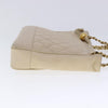 Secondhand Chanel Vintage Slit Pocket Shoulder Bag Quilted Caviar