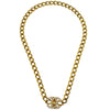 Chanel Vintage Turnlock Reissue Chain Necklace Metal
