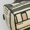 Chanel Le Train Boston Bag Printed Coated Canvas
