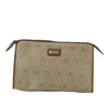 Secondhand Christian Dior Vintage Honeycomb Zip Pouch Canvas and