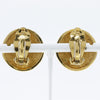 Secondhand Chanel Vintage Round CC Clip-On Earrings