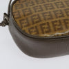 Fendi Vintage Zip Crossbody Bag Zucchino Canvas