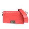 Secondhand Chanel Boy Flap Bag with Strap Quilted