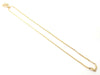Secondhand Cartier Double Heart Pendant Chain Yellow and White Gold Necklace - '90s