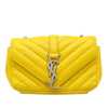 Secondhand Saint Laurent Baby Chevron Calfskin Monogram Classic Chain Bag