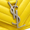 Secondhand Saint Laurent Baby Chevron Calfskin Monogram Classic Chain Bag
