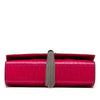 Secondhand Saint Laurent Medium Croc Embossed Leather Kate Tassel Crossbody