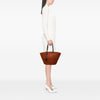 Secondhand Saint Laurent Medium Raffia Panier Basket Shopper Tote