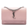 Secondhand Saint Laurent Mini Calfskin Monogram Sunset Wallet on Chain