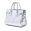 Secondhand Saint Laurent Nano Metallic Crinkled Calfskin Supple Sac De Jour Satchel