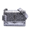 Secondhand Saint Laurent Small Glitter Leather Monogram Sunset Crossbody