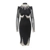 Secondhand Frankie Morello Crystal Embellished Dress - '00s