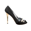 Secondhand Giuseppe Zanotti Embellished Satin Pumps - '10s