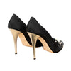 Secondhand Giuseppe Zanotti Embellished Satin Pumps - '10s