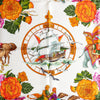 Secondhand Gucci "Viaggi" Silk Scarf - '90s