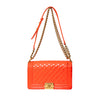 Secondhand Chanel Neon Medium Boy Bag - '10s