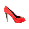 Secondhand Giuseppe Zanotti Embellished Suede Pumps - '10s