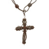 Secondhand 18th Century Silesian Iron Work Cross Necklace