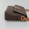 Celine Vintage Macadam Circle Logo Canvas and Leather