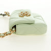 Chanel 19 Convertible Flap Coin Purse With Chain Quilted Lambskin
