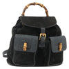 Gucci Vintage Bamboo Suede