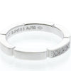 Cartier Maillon Panthere Band 18K White Gold with 4 Diamonds