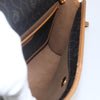 Christian Dior Vintage Honeycomb Canvas and Leather