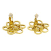 Chanel Vintage CC Flower Clip-On Metal